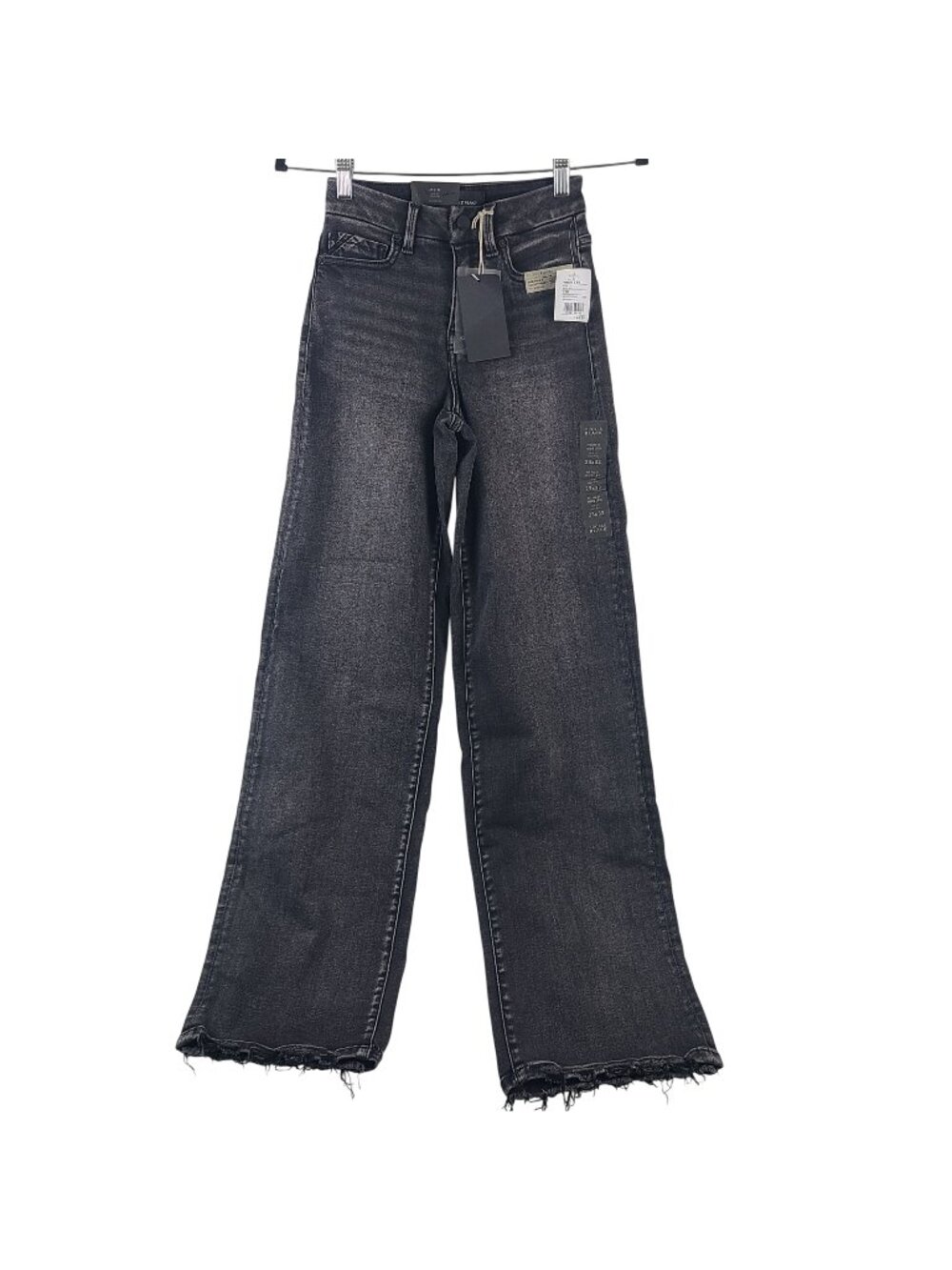 Buckle Black Women's High Rise Wide Leg Jeans Slim Fit Washed Black Sz 23R 23x32